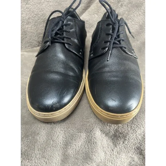 Bull Boxer Jadyn Men’s 9 Metallic Blue Leather Shoes Loafers Sneakers 43 Oxfords - Picture 2 of 13